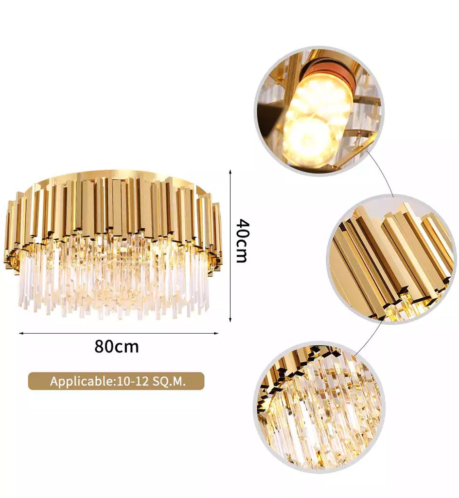 Zigzag mennyezeti csillár.