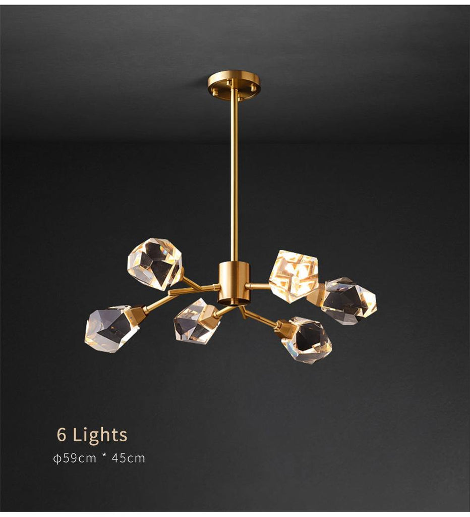 Rocks kristály csillár.