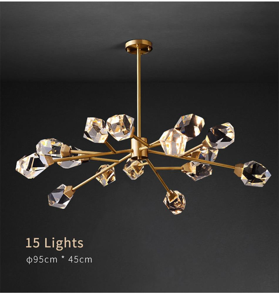 Rocks kristály csillár.